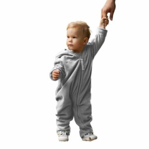 Hoppediz Baby Overall mit Umschlagbündchen stone