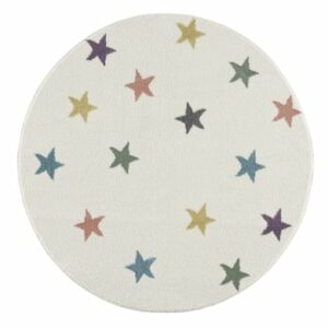 LIVONE Kinderteppich Happy Rugs Fame creme/multi rund