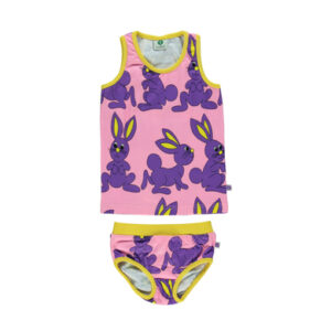 Smafolk Unterwäsche-Set Bunny sea pink