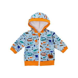 Baby Sweets Jacke Lieblingsstücke Tierwelten blau orange