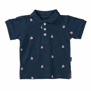 Staccato Poloshirt marine gemustert