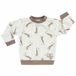 JACKY Sweatshirt BABY ON TOUR creme gemustert