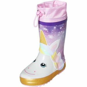 Playshoes Gummistiefel Einhorn flieder