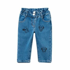 OVS Jeanshose Girl Minnie Mouse blau