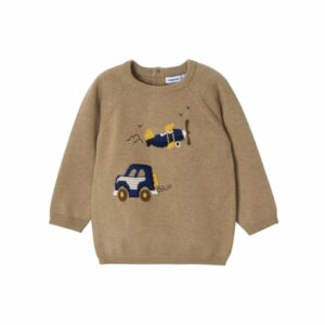 Mayoral Pullover Fahrzeuge beige