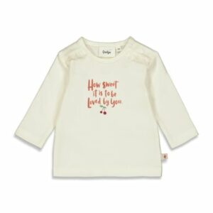 Feetje Langarmshirt Cherry Offwhite