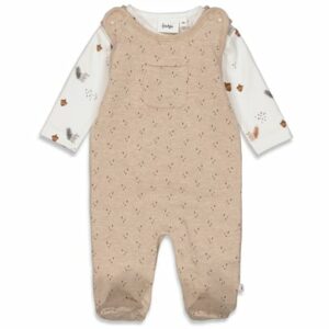 Feetje Strampler 2-tlg. Nuts About You Taupe melange