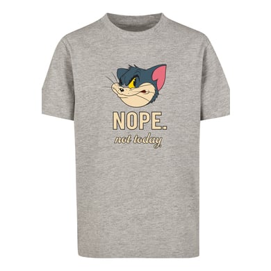 F4NT4STIC T-Shirt Tom and Jerry TV Serie Nope Not Today heather grey