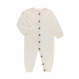 kindsgard Strickoverall strikka Feinstrick creme