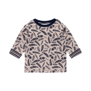 Sense Organics Boys Longsleeve Felix feather and stripes