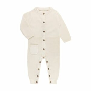 kindsgard Strickoverall strikka Grobstrick creme