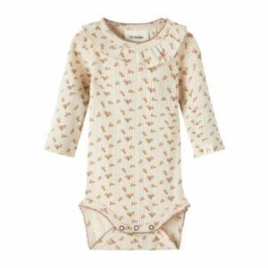 Lil'Atelier Langarmbody Nbfrachel Fog