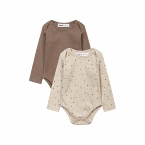 Minoti 2er Pack Bodys beige