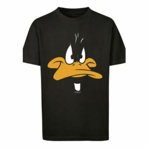 F4NT4STIC T-Shirt Looney Tunes Daffy Duck Big Face schwarz