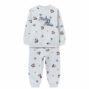 OVS Fleece Schlafanzug Micky Mouse grau