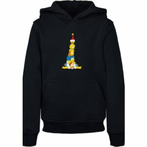 F4NT4STIC Hoodie The Simpsons Family Christmas Weihnachtsbaum schwarz