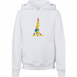F4NT4STIC Hoodie The Simpsons Family Christmas Weihnachtsbaum weiß