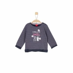 s.Oliver Girls Sweatshirt dark blue stripes