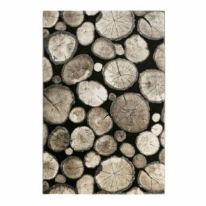 Wecon home Kurzflorteppich Logs beige