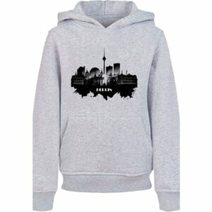 F4NT4STIC Hoodie Cities Collection - Berlin skyline heather grey
