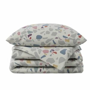 hibboux® Bettwäsche-Set Terrazzo Sand