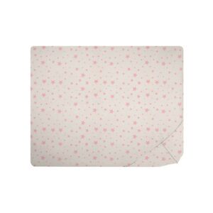 hibboux® Bettwäsche-Set Star Baby Fitted Sheet Rose