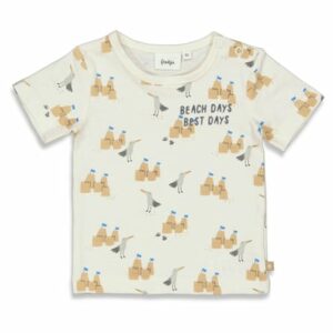 Feetje T-Shirt Beach Days Sand Melange