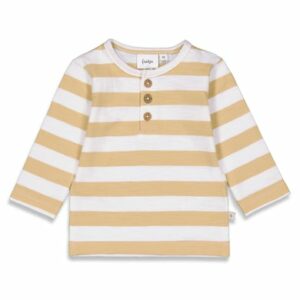 Feetje Langarmshirt Ringel Beach Days Sand Melange