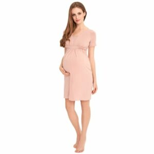 Cool Mama Umstands- und Stillnachthemd 2 in 1 rosa