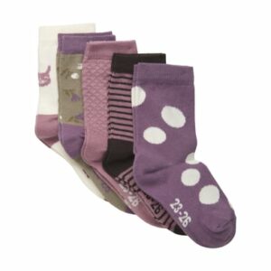 Minymo Socken 5er Pack Orchid Haze