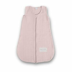 LITTLE Schlafsack Waffle Pique powder rose