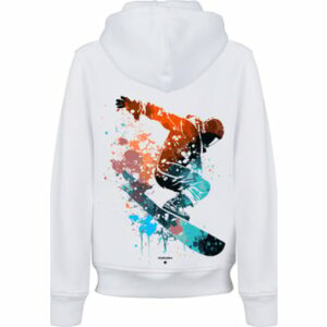 F4NT4STIC Hoodie Snowboarder weiß