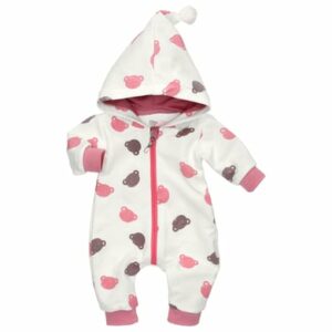 Baby Sweets Overall Lieblingsstücke weiß grau pink