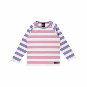 Villervalla Shirt Langarm Stripes Lavender/Bloom rosa