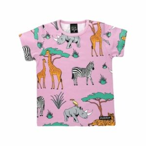 Villervalla Shirt Kurzarm Safari Bloom rosa