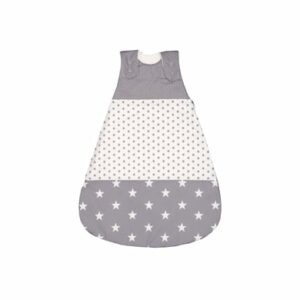 ULLENBOOM® Schlafsack Graue Sterne