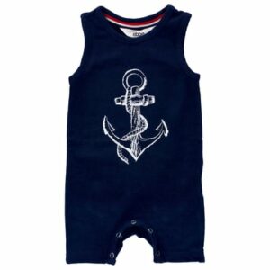 Ebbe Kids Strampler Day Navy Anchor