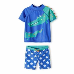 MINOTI Schwimmanzug mit UV-Schutz Blau/Grün