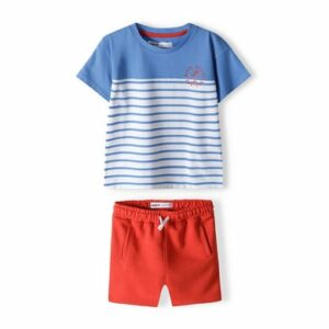 MINOTI T-Shirt und Shorts im Set Rot/Weiß/Blau