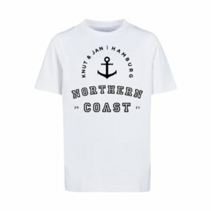 F4NT4STIC T-Shirt Northern Coast Knut & Jan Hamburg weiß