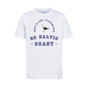F4NT4STIC T-Shirt Möwe Knut & Jan Hamburg weiß