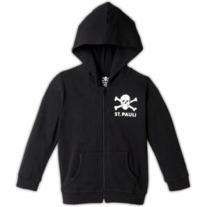 St. Pauli Kinder Kapuzenjacke schwarz