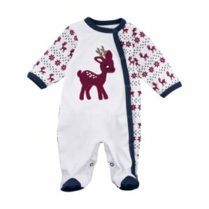 Baby Sweets Schlafanzug Little Reindeer grau braun