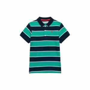 MINOTI Poloshirt Grün/Dunkelblau