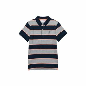 MINOTI Poloshirt Grau/Dunkelblau