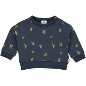 Müsli Babysweatshirt Night blue/Pine/Moss/Spa green