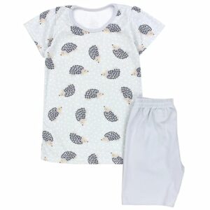 TupTam Kinder Mädchen Kurzarm Pyjama Set 2-teilig grau