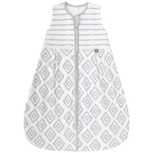 emma & noah Schlafsack Rauten grau