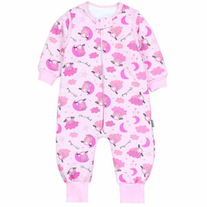 TupTam Baby Schlafsack mit Beinen und Ärmel Winter rosa/pink