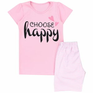 TupTam Kinder Mädchen Kurzarm Pyjama Set 2-teilig rosa